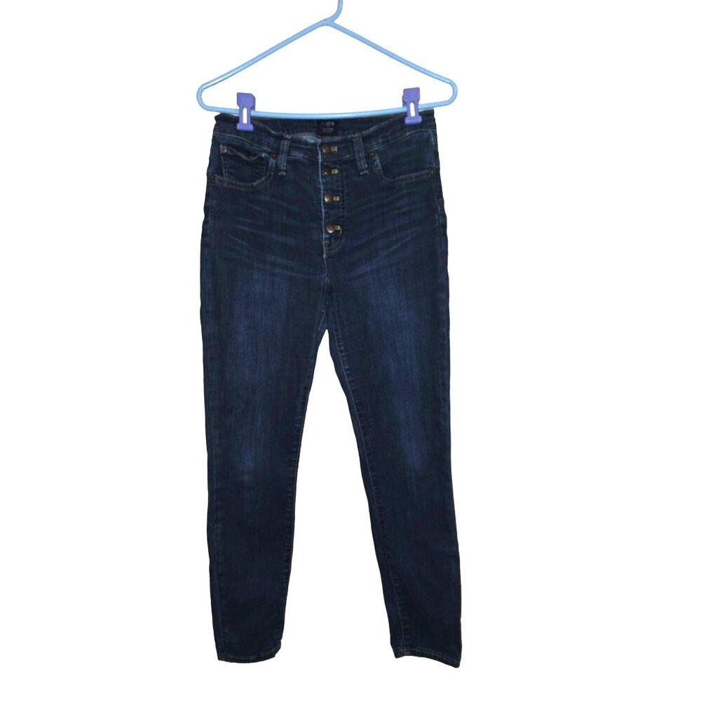 J.Crew High-Rise Skinny Jeans Dark Wash Size 29 Womens Denim
